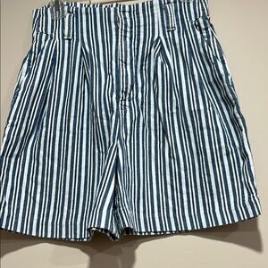 Striped Blue and White women’s Shorts